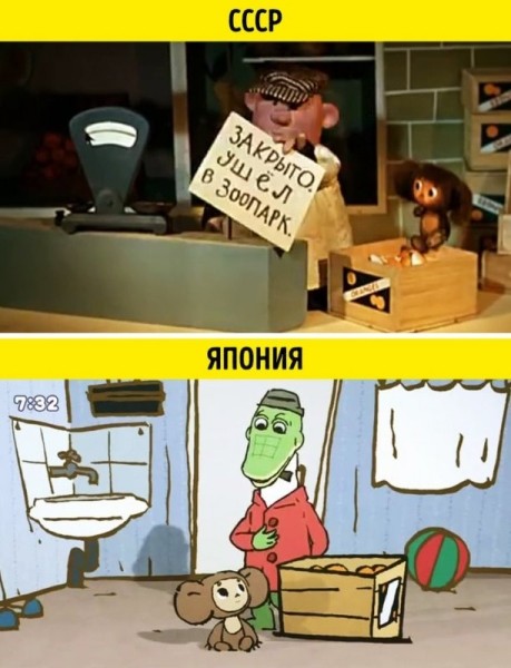 17 популярных мультфильмов, которые по-разному выглядят во всем мире