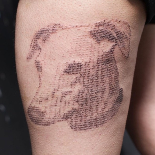 ASCII-татуировки от Андреаса Вронтиса (19 фото)