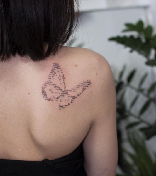 ASCII-татуировки от Андреаса Вронтиса (19 фото)