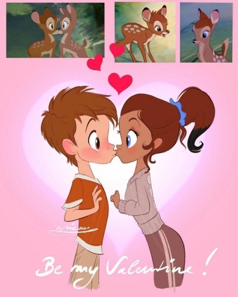 Художник превращает диснеевских персонажей-животных в людей, а персонажей-людей — в животных (16 фото) Художник превращает диснеевских персонажей-животных в людей, а персонажей-людей — в животных (16 фото)