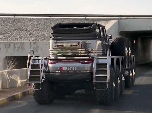 10-колесный внедорожник, созданный для арабского шейха (10 фото)