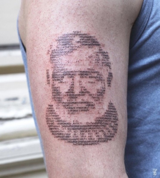 ASCII-татуировки от Андреаса Вронтиса (19 фото)