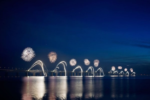 Удивительный мост-тоннель, соединяющий Данию и Швецию Удивительный мост-тоннель, соединяющий Данию и Швецию