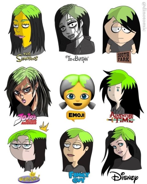 Хорватский художник изобразил знаменитостей и персонажей в различных мультяшных стилях (14 фото) Хорватский художник изобразил знаменитостей и персонажей в различных мультяшных стилях (14 фото)