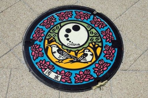 Японские канализационные люки (28 фото)