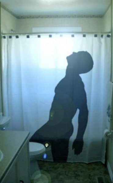 Необычные шторки для душа (25 фото) Необычные шторки для душа (25 фото)