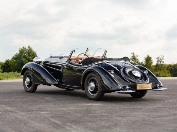 Единственный сохранившийся довоенный родстер Horch 855 1939 года