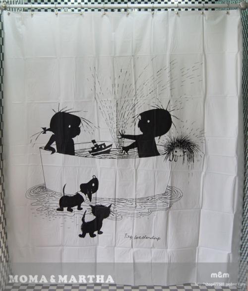 Необычные шторки для душа (25 фото) Необычные шторки для душа (25 фото)