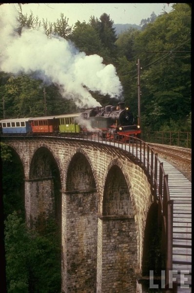 Путешествие по Европе 1970-го на поезде