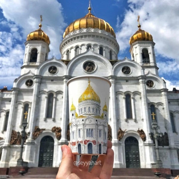 Бросить академию, взять стаканчики и нарисовать весь мир. У него получилось